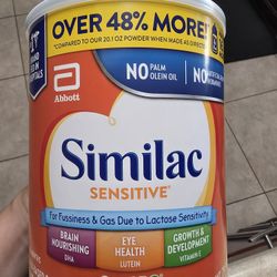 Similac sensitive infant formula