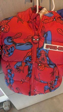 Boys Spiderman puffer