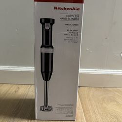 KitchenAid Cordless Hand Blender – Onyx Black – Brand New