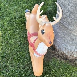 Reindeer Christmas Blow Mold 