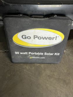 Go Power, 90 W Portable Solar Power, Charging Kit