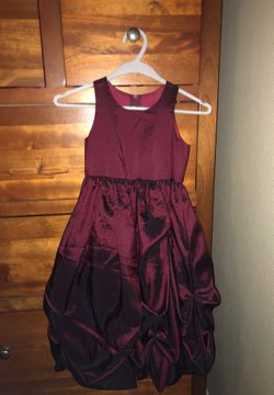 Flower Girl dress - Burgundy size 4