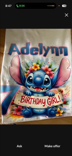 Stitch custom t shirts