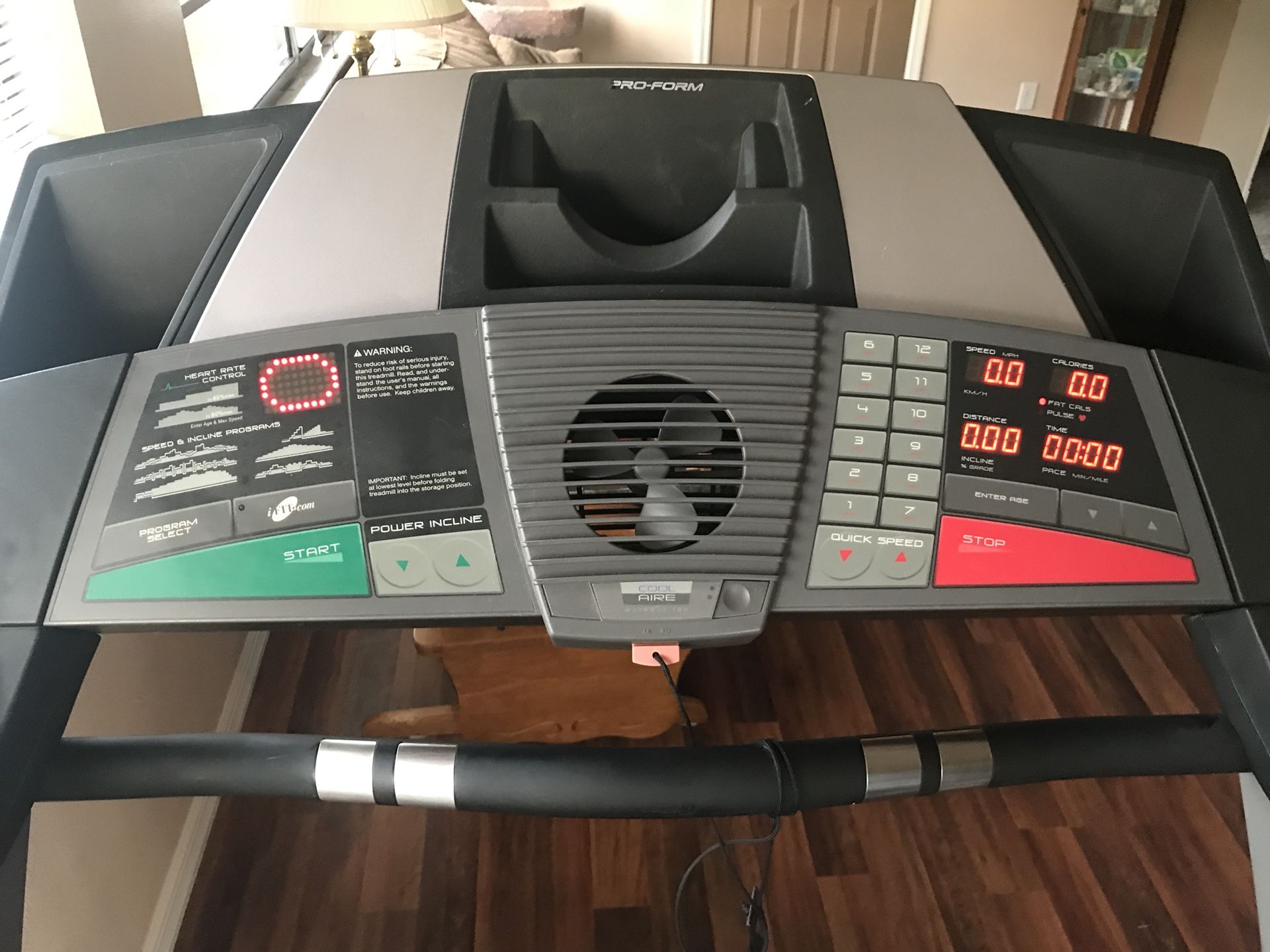 Pro-Form E35S Cool Air/Heart Rate Control Treadmill