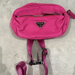 Pink Prada Fanny Pack