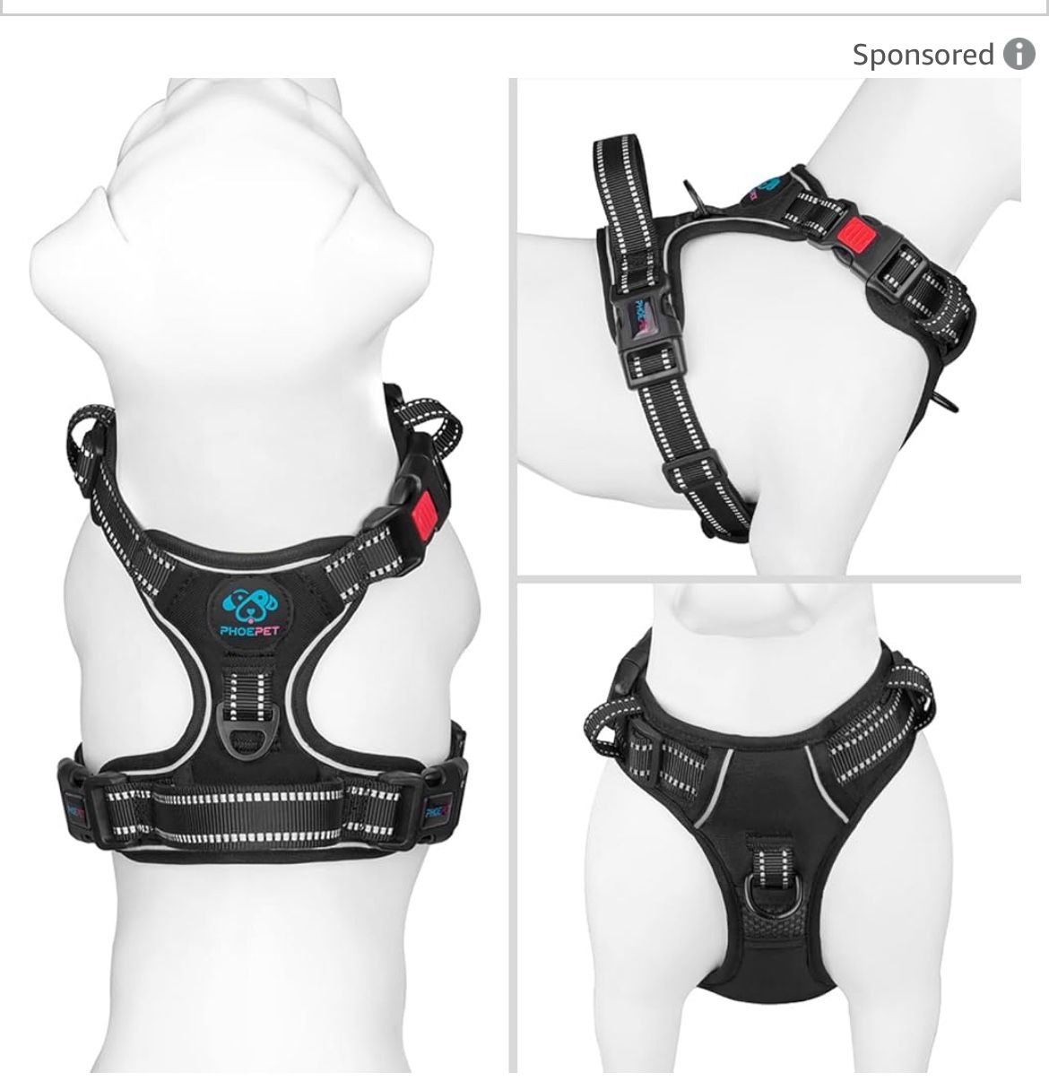 No Pull Dog Harness Medium And Large Available Reflective