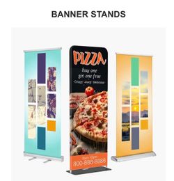 Banner stands for business or promo
