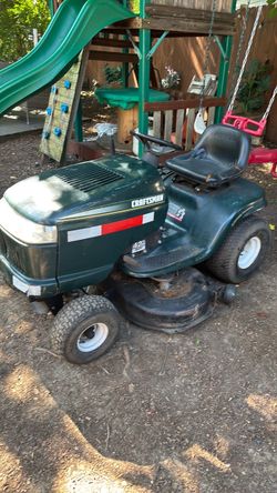 Craftsman riding mower 19 horse power