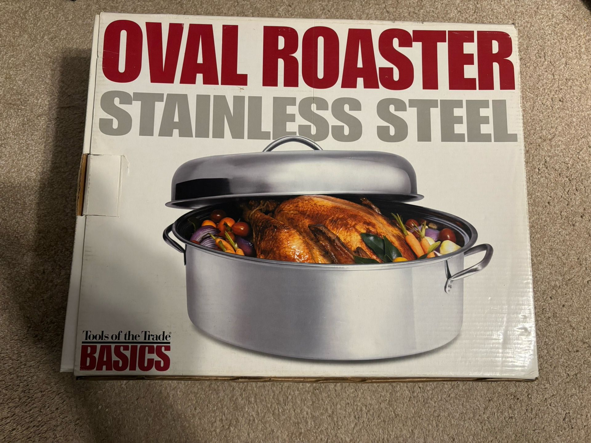 Stainless steel Oval Roaster