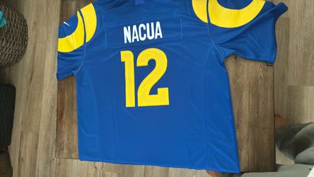 New LA Rams Puka Nacua Large #12 Jersey NFL