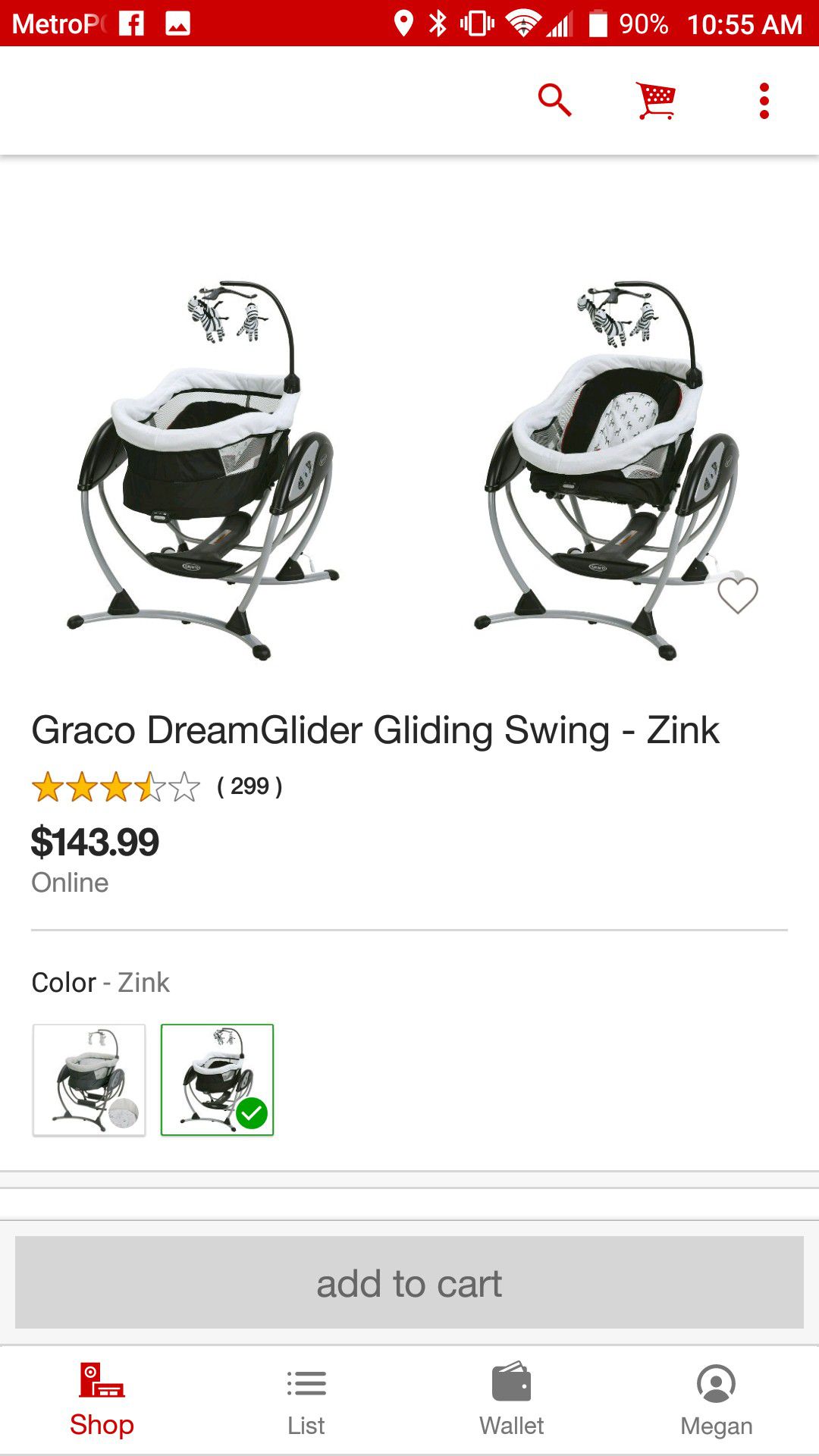 Graco Dream glider