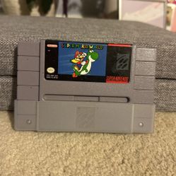 Super Mario World- For super Nintendo. 