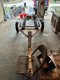 Steel watercraft trailer