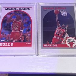 2  rare micheal jordan cards