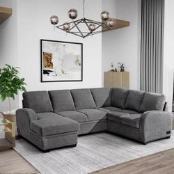 Costco Coddle Aria Sleeper Sectional with Reversible Chaise and Storage $380
