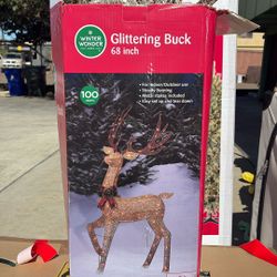 Glittering Buck decoration 