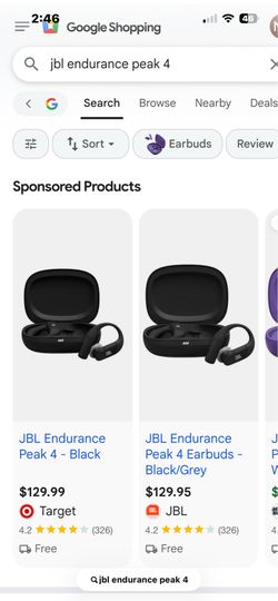 Jbl endurance peak 4