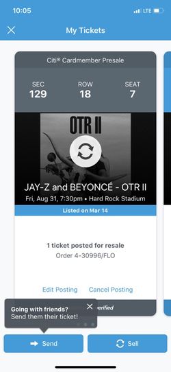 Beyoncé tickets