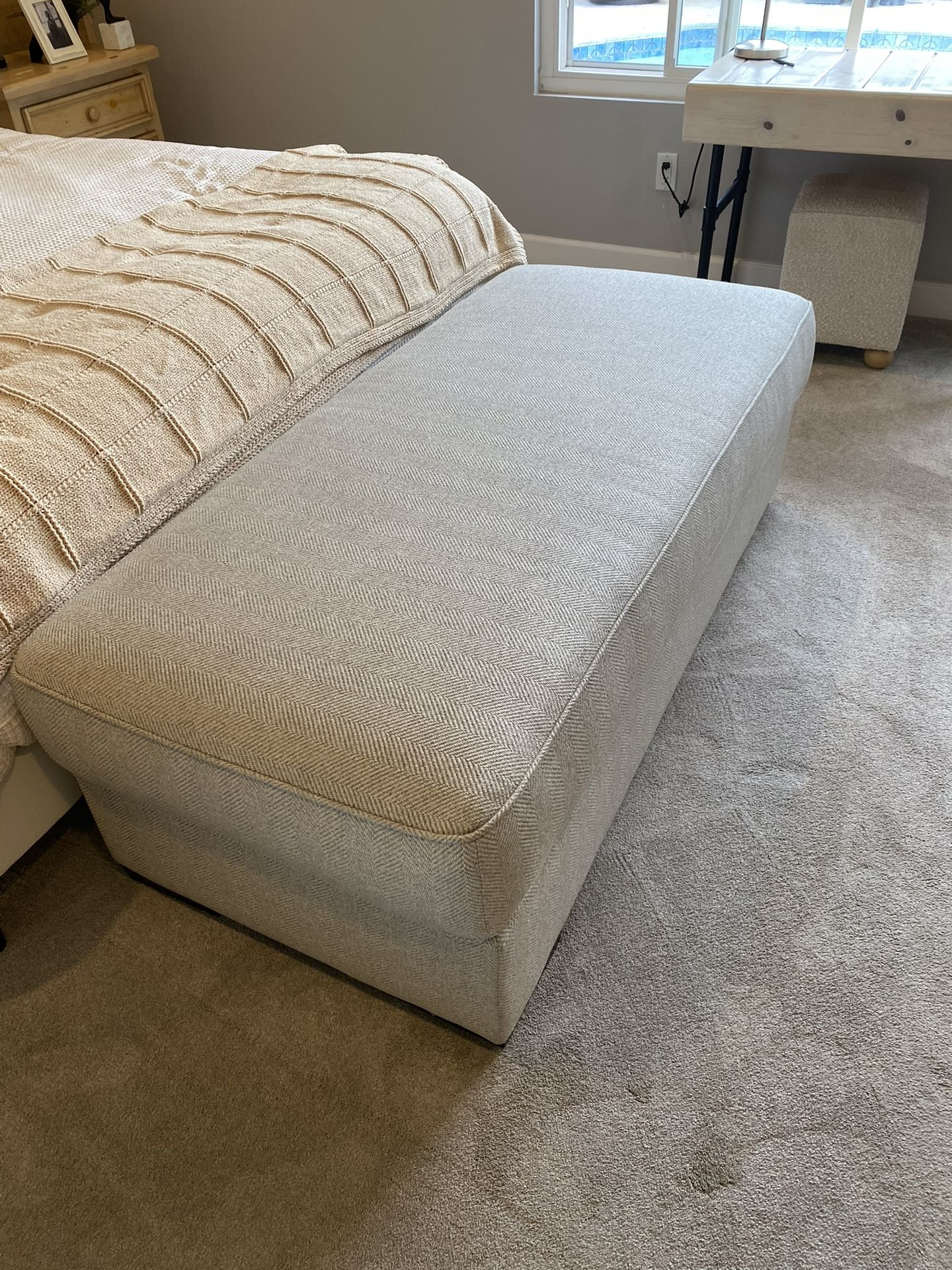 Large Like New Ottoman
