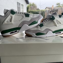 Nike SB Jordan 4 Pine Green US Size 9 