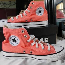 New Converse Chuck Taylor All Star High Top Sneakers Women’s 8 Men’s 6 Pink NWB