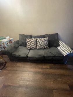 Soft Dark Grey Couch