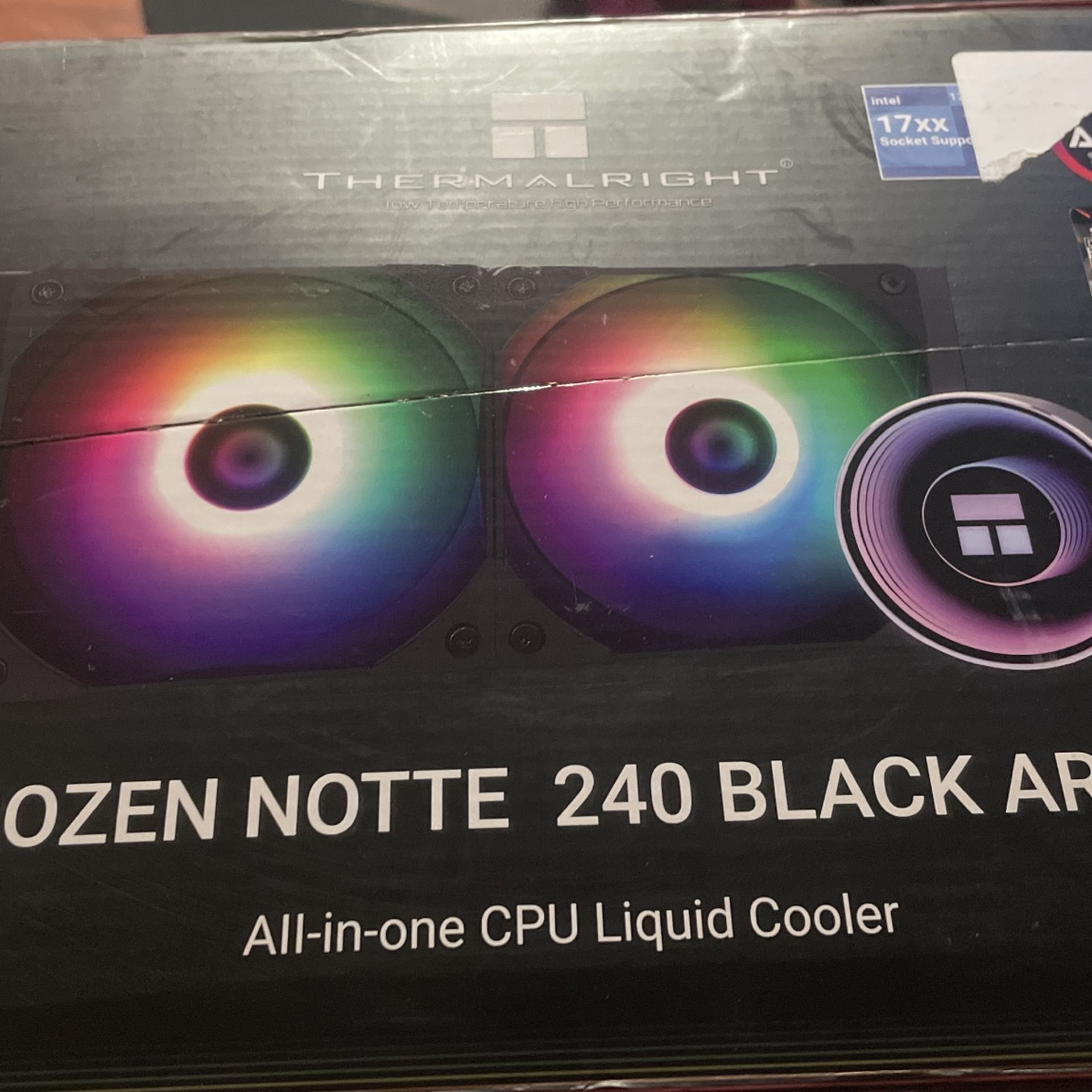 Frozen Notte 240 Black ARGB All In One CPU Liquid Cooler