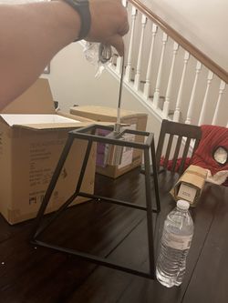 2 Hanging Pendant Light (blk Metal)