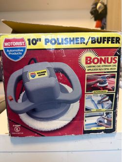 Motorist Automotive Products 10 in Polisher/Buffer 3200 RPM Motor RCP-08