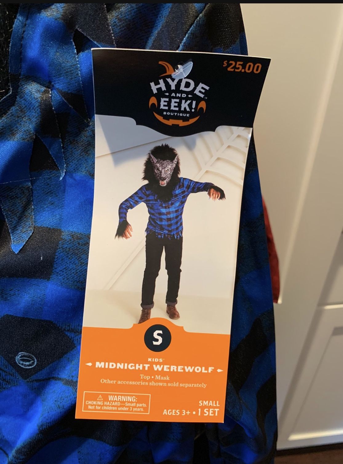 Kid’s Midnight Werewolf Halloween Costume Small 4-6