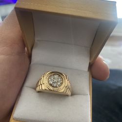 14k Rolex Diamond Ring 