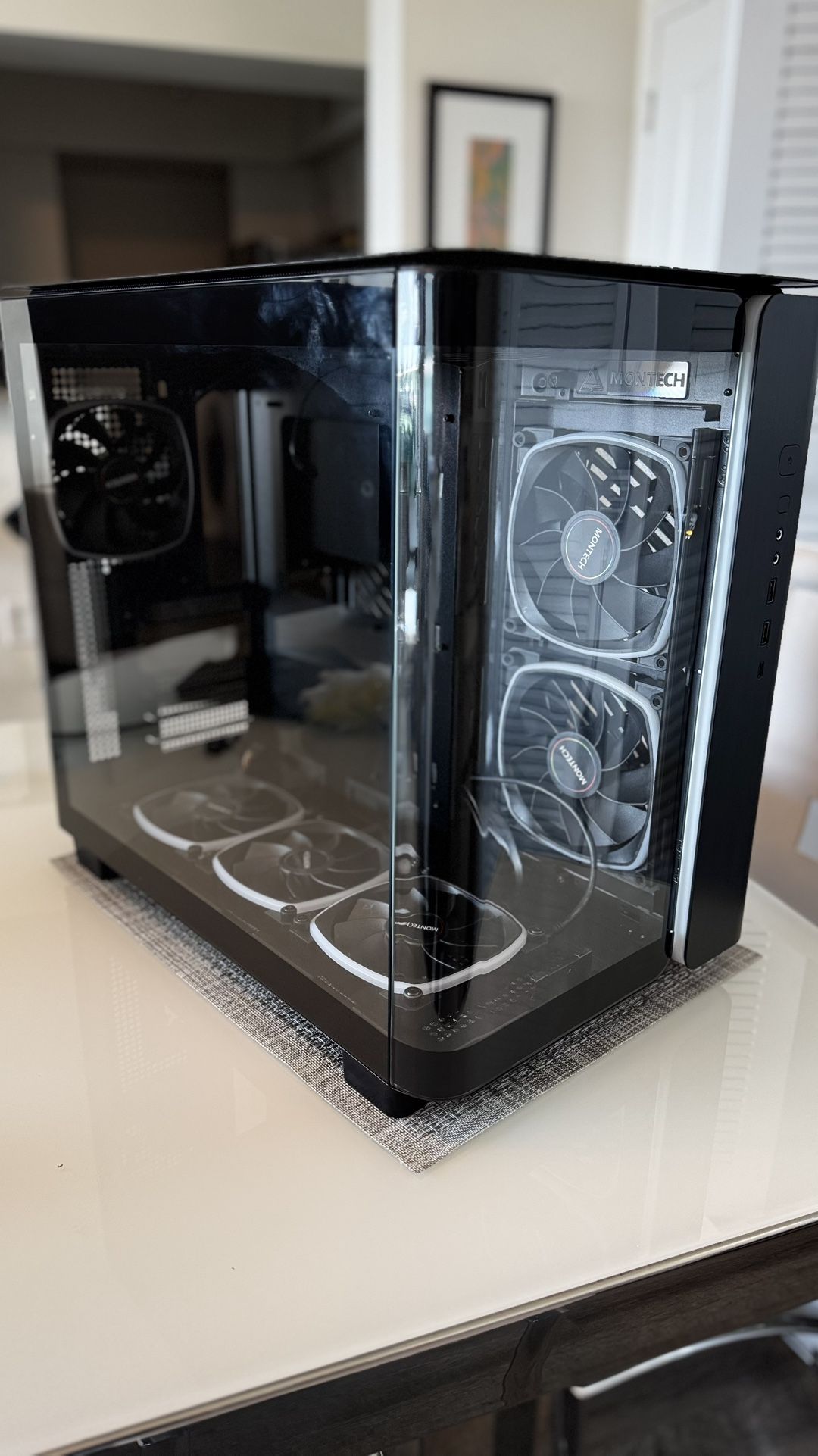 Pc Gaming Case MONTECH King 95 PRO Dual-Chamber ATX Mid-Tower - No Low ball