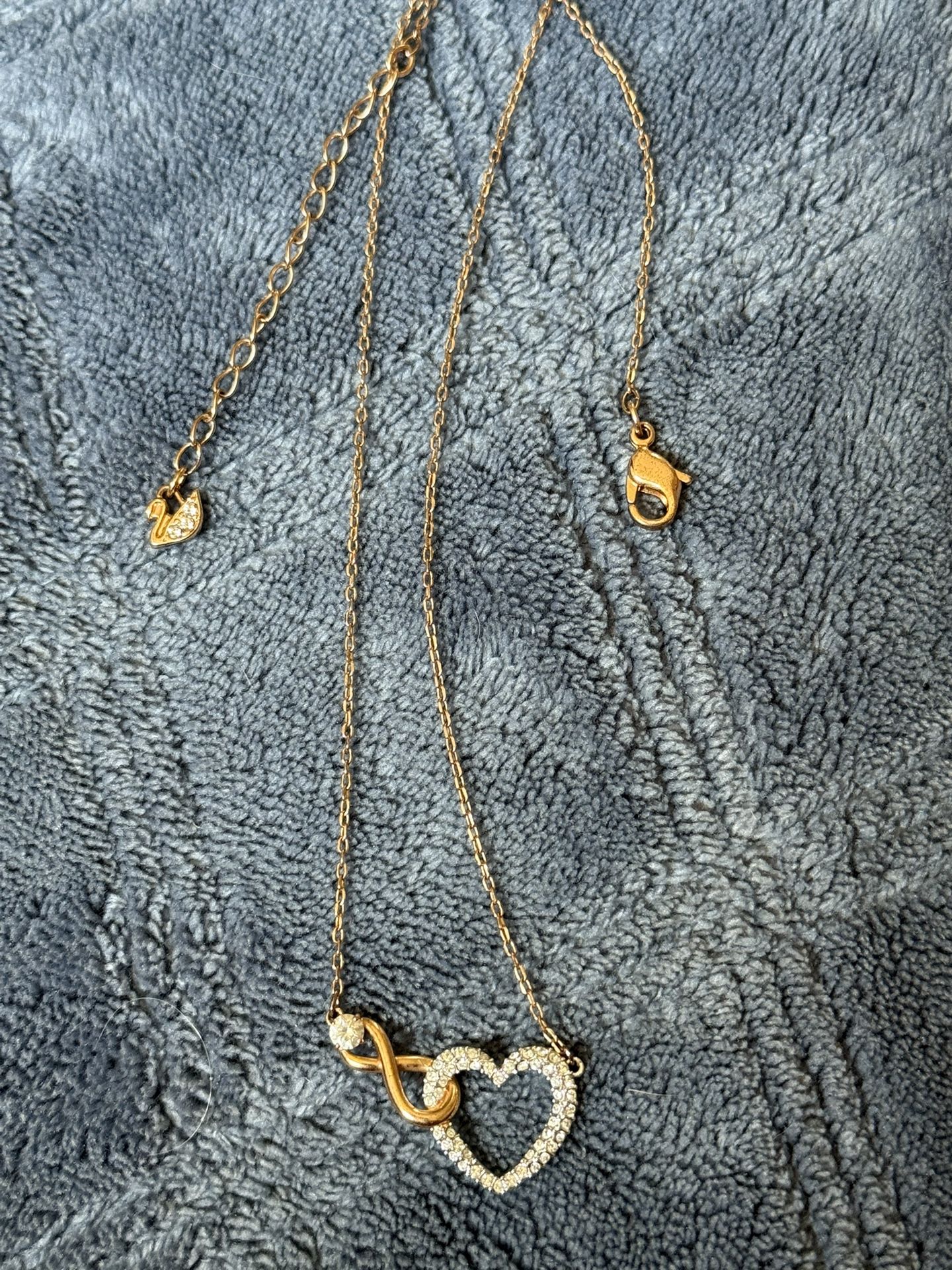 Swarovski Crystal Infinity Heart Necklace | REEDS Jewelers