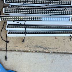 Grow Lights All Good Working Condition (4) Lights Will Give You 216 Watts !!  10 Total 