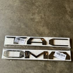 Tailgate Letter Inserts - 2016 -2023 Toyota Tacoma (Matte Black)