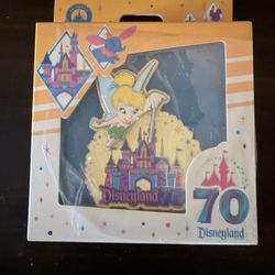 Limited Edition Tinkerbell Disneyland 70th Pin