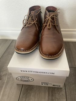 Steve Madden Harken Cognac Men’s Chukka Boots