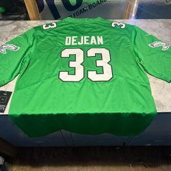 NWT Nike Cooper DeJean Philadelphia Eagles Kelly Green Jersey Size XL