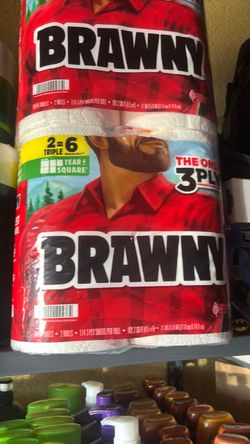 Brawny 3-Ply Paper Towels 2 Triple Rolls