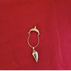 Changeable Necklace Charm/Pendant Holder With Hear Charm