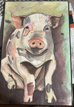 11x17 Mixed Media, Work By Lee (What Do You Want From Me)