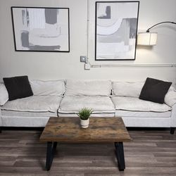 Off White Modular Couch Sofa DELIVERY AVAILABLE THIS WEEK