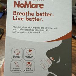 Original NoMore Red Light Nasal Therapy – LED Nasal Device, relieves nasal dryness. Original NoMore Red Light Nasal Therapy – LED nasal device, reliev
