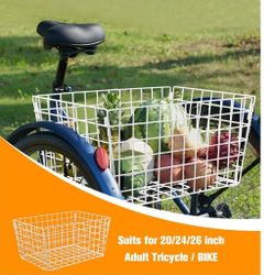 TRICYCLE REAR BASKET REPLACEMENT W/MOUNTING SUPPLIES