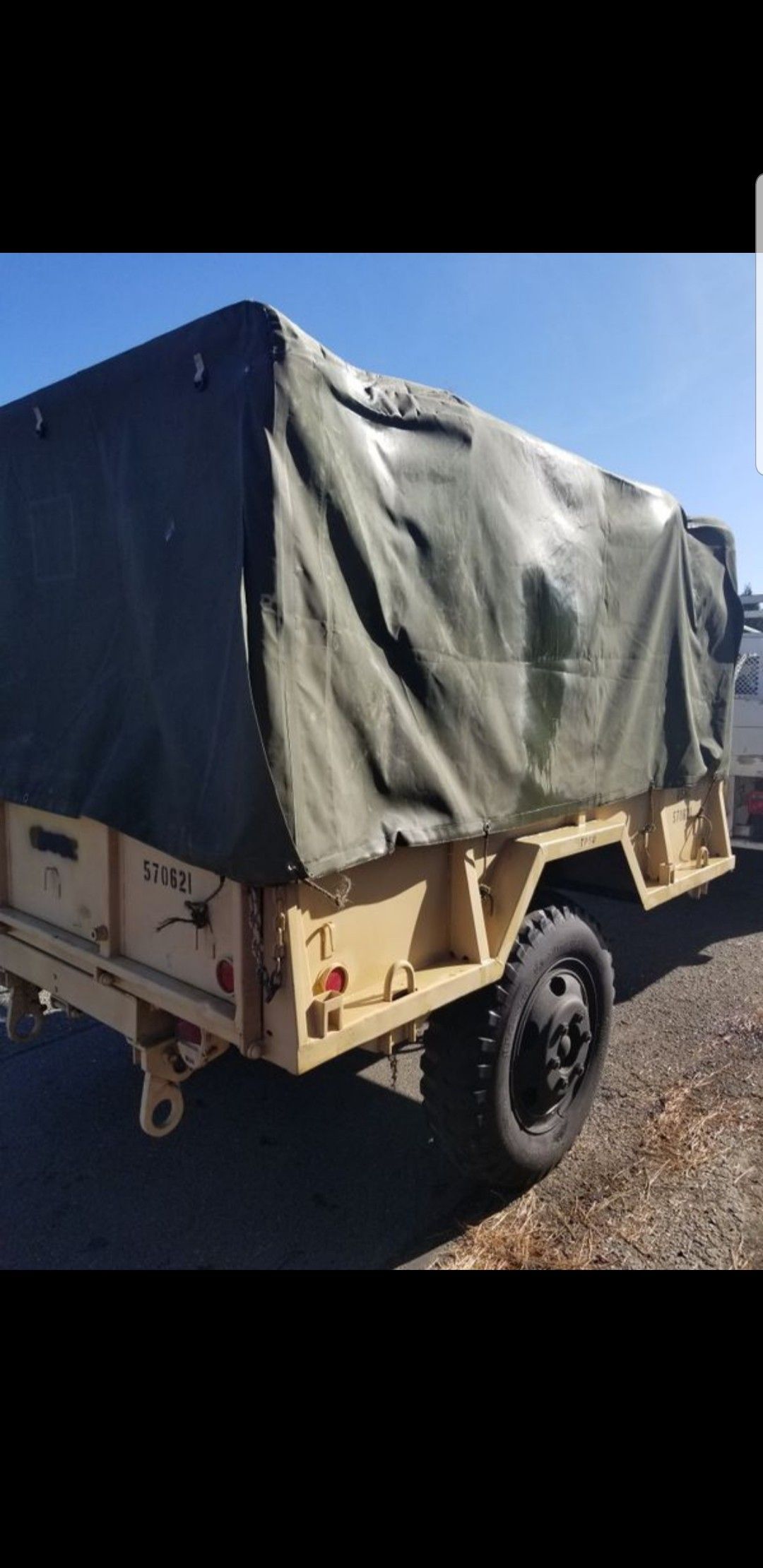 M105 Military trailer heavy duty