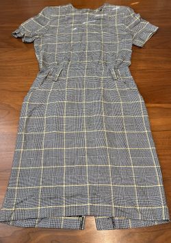 Vintage Black Buttoned Dress