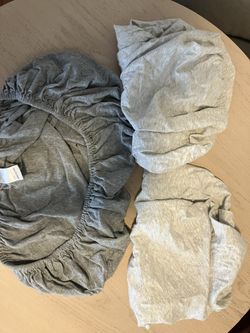 Baby bassinet sheets, 32” x 16”