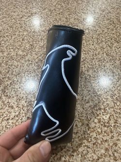 Goated black and white blade headcover