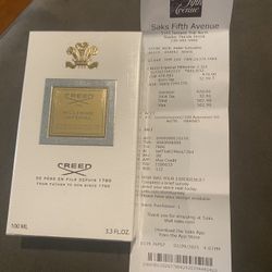 Creed Milliesime Imperial 3.3 Oz with receipt 