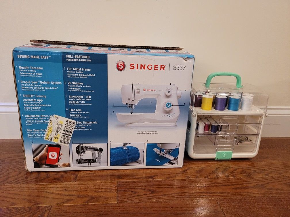 Singer 3337 Sewing Machine + Thread Case